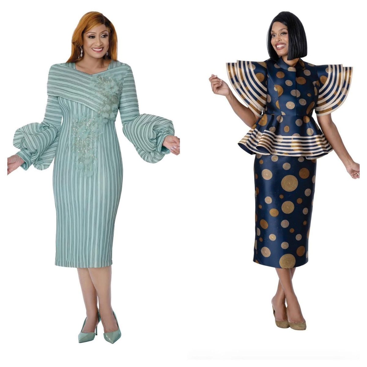 Elegant dresses and formal wear
